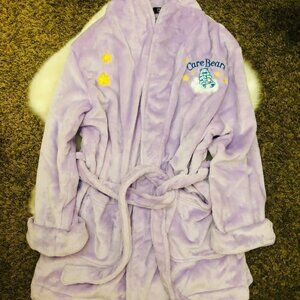 Care Bears x Dolls Kill My Cuddle Puddle Bed Time Bear Robe and Eye Mask 2XL